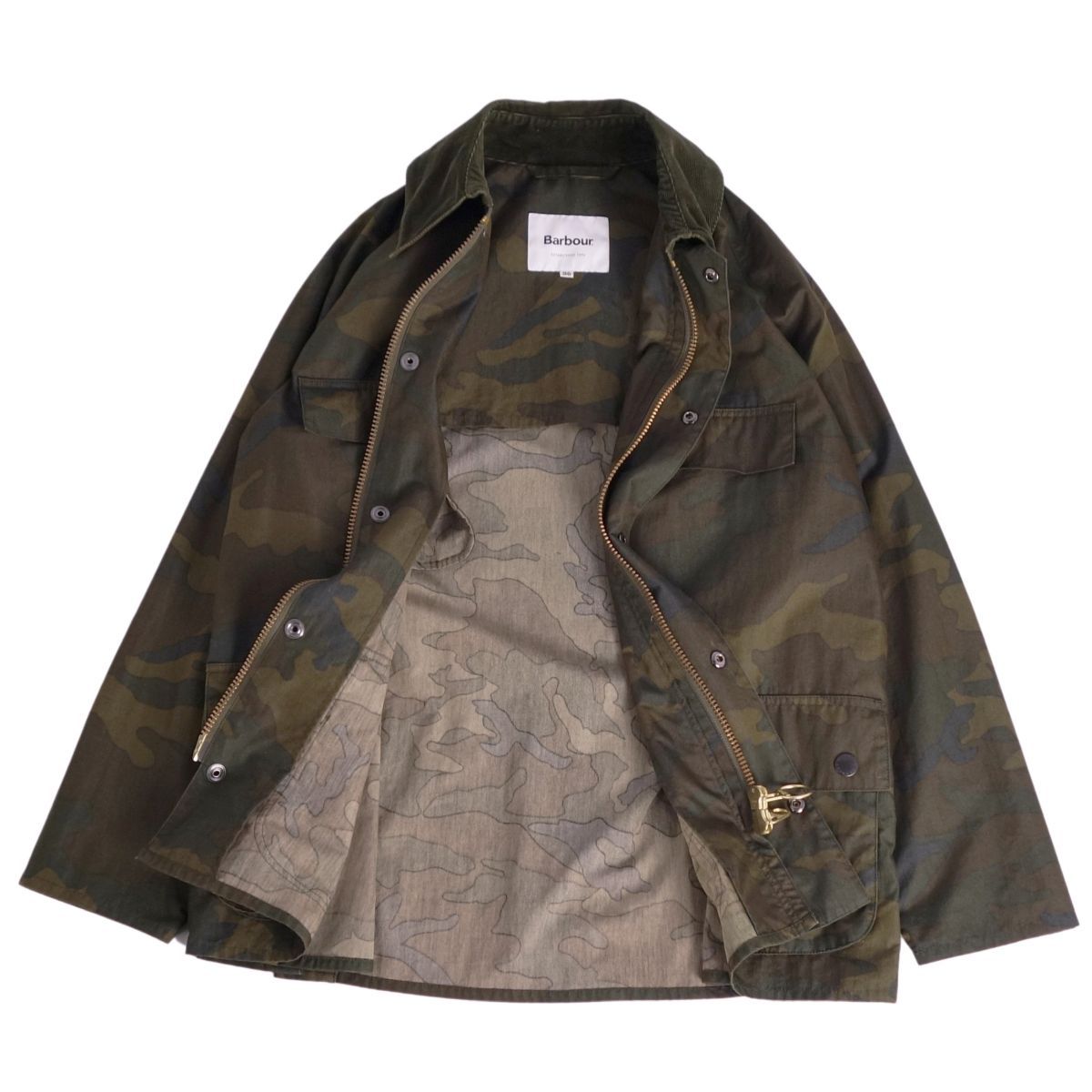 美品 バブアー Barbour ジャケット 迷彩 カモフラージュ
