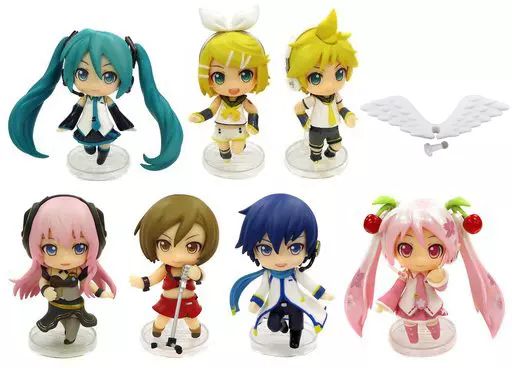 中古】トレーディングフィギュア 全7種セット＋専用羽根パーツ