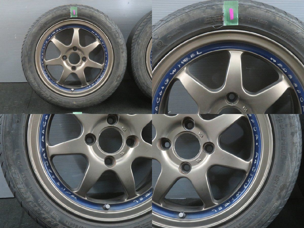 ウェッズスポーツ 14インチ ホイール WEDS 4本セット Weds ウェッズ Gyraft 5S グラフト ゴエス 14
