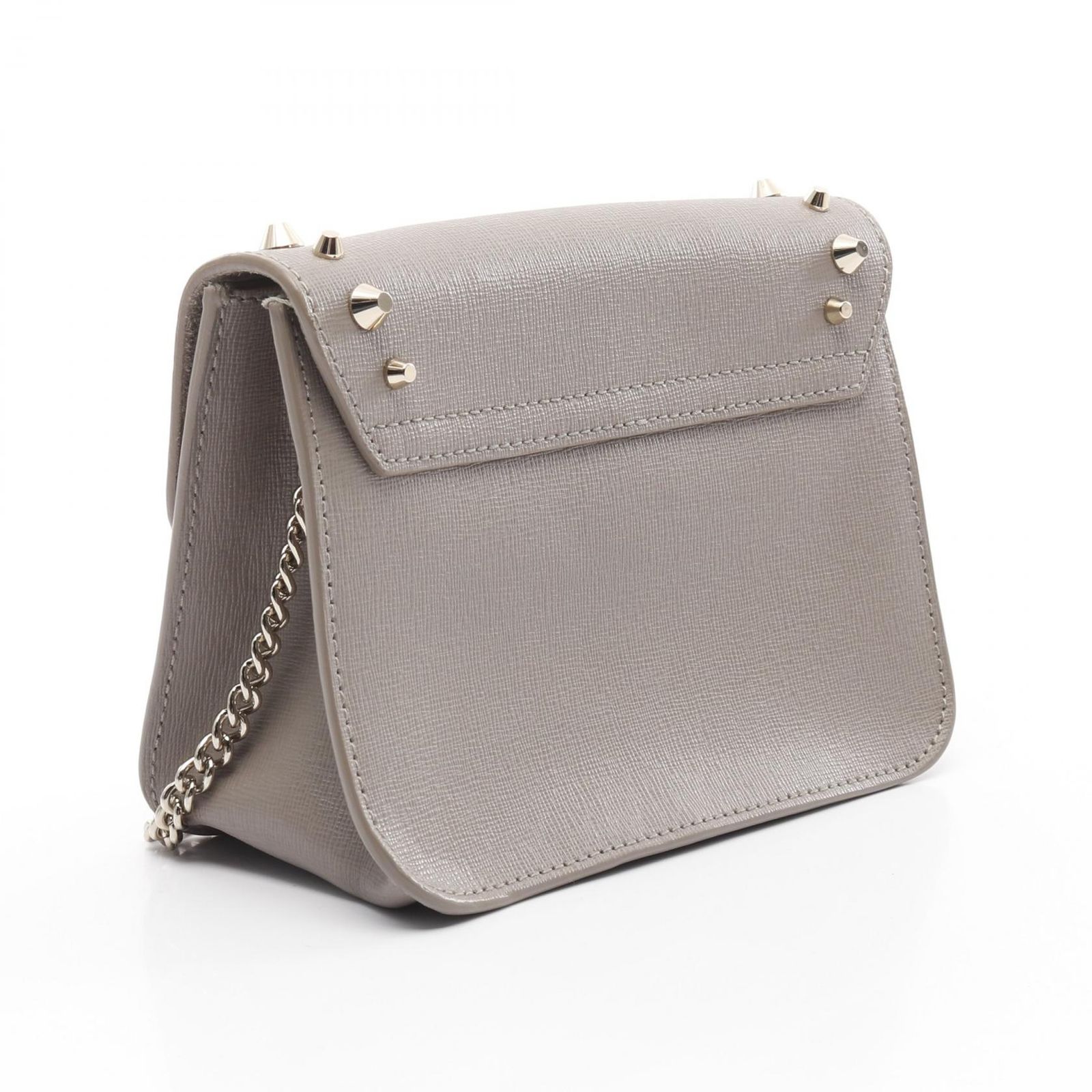 FURLA ハンドバッグ グレー レザー　メトロポリス　ジュリア フルラ Furla ショルダーバッグ JULIA ジュリア グレー レザー