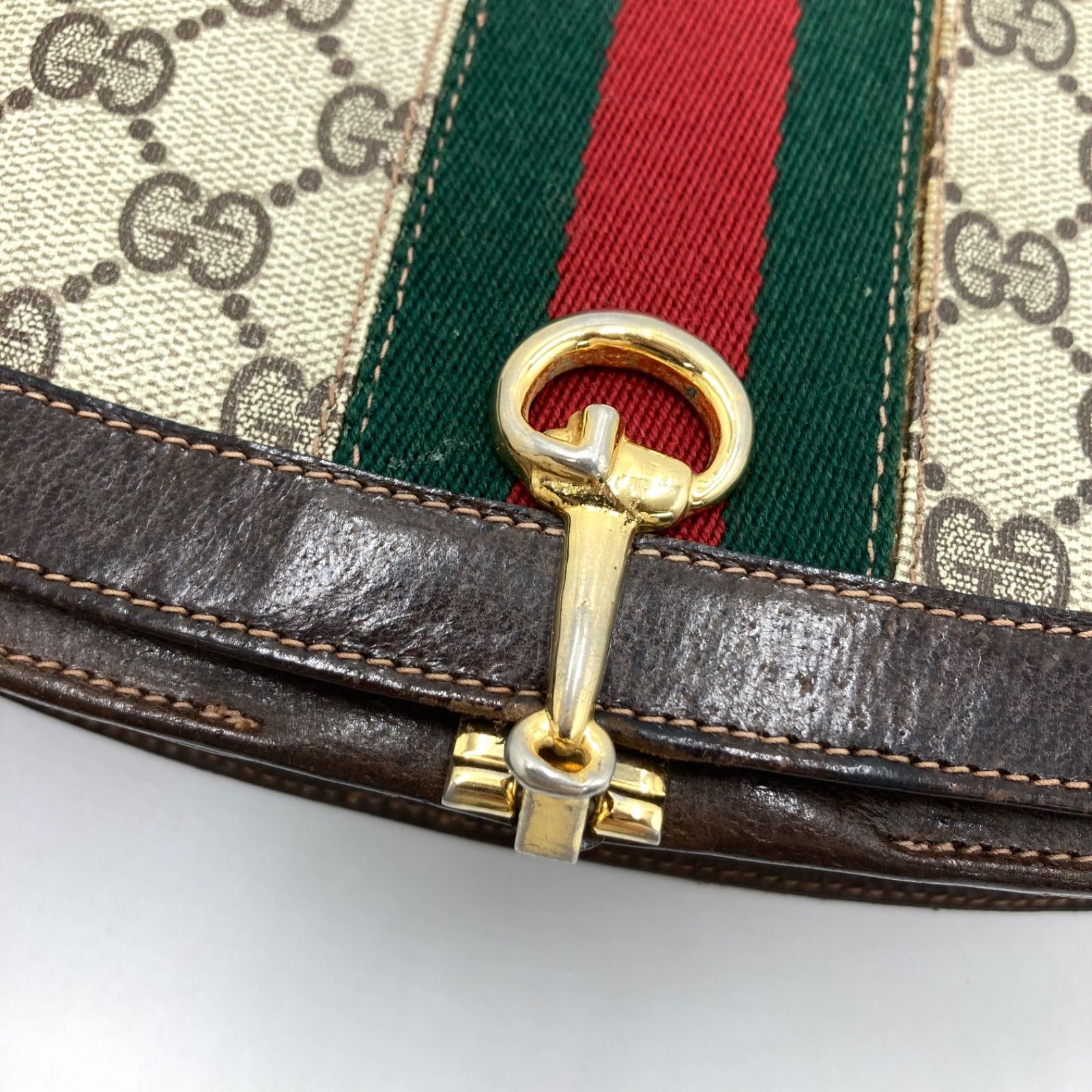 グッチ GUCCI ショルダーバッグ GGスプリーム シェリーライン PVC