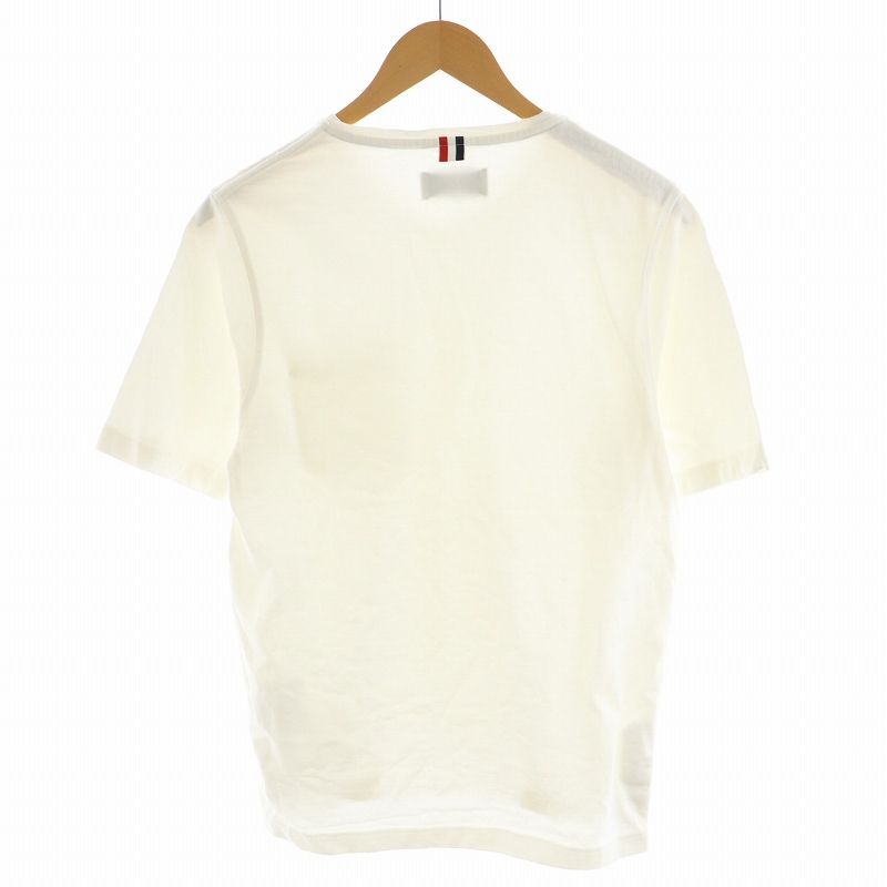 トムブラウン THOM BROWNE Tシャツ カットソー 半袖 Vネック 1