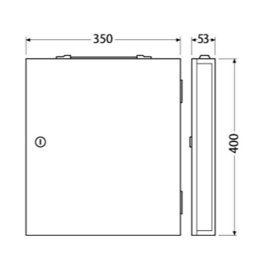 エースキーボックス 30本用 ホワイト KD-30WG 杉田エース キーボックス キーキャビネット 物件管理 キーステーション