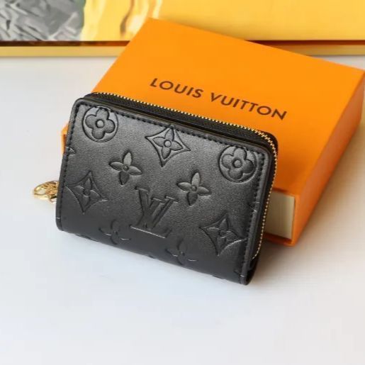 ルイヴィトン LOUIS VUITTON ポルトフォイユ･ルー 黑 財布