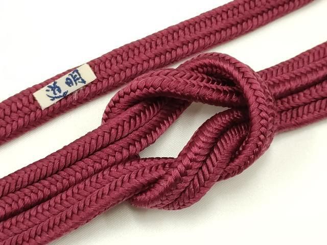 平和屋着物● 上 有職組紐道明 帯締め 冠組 杜若色 宮内庁御用 国立博物館御用 東京芸術大学御用 AABA9976ay