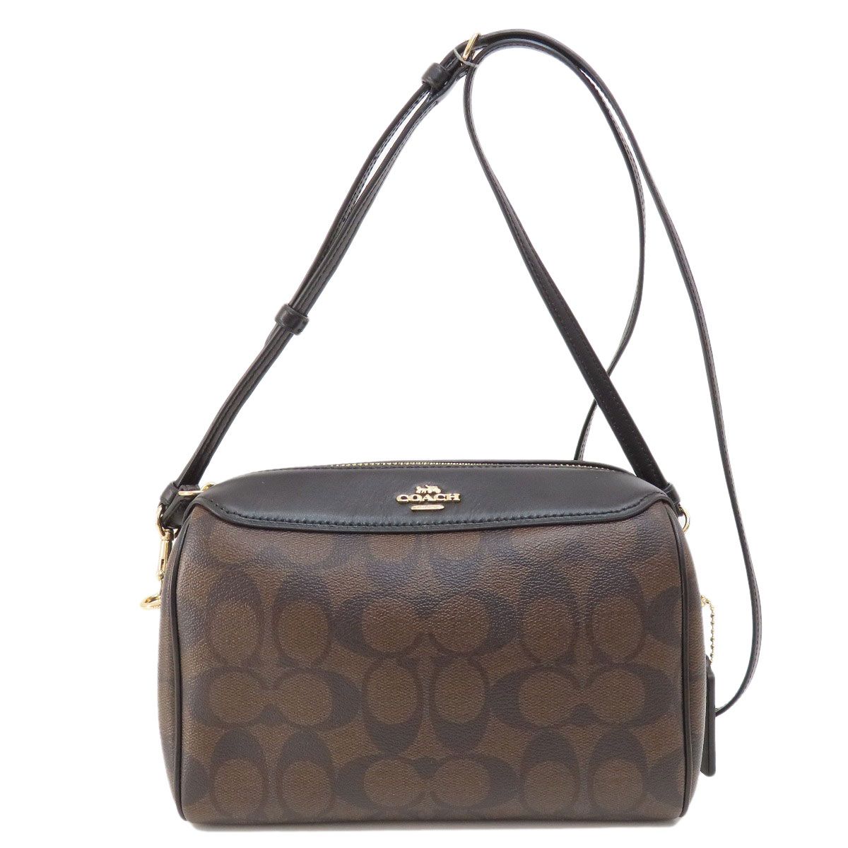 COACH コーチ F77879 シグネチャー ショルダーバッグ PVC レディース