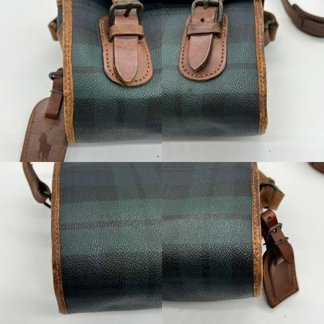 【良品】Ralph Lauren ポシェット サコッシュ ショルダーバッグ 良品】Ralph Lauren ポシェット サコッシュ ショルダーバッグ