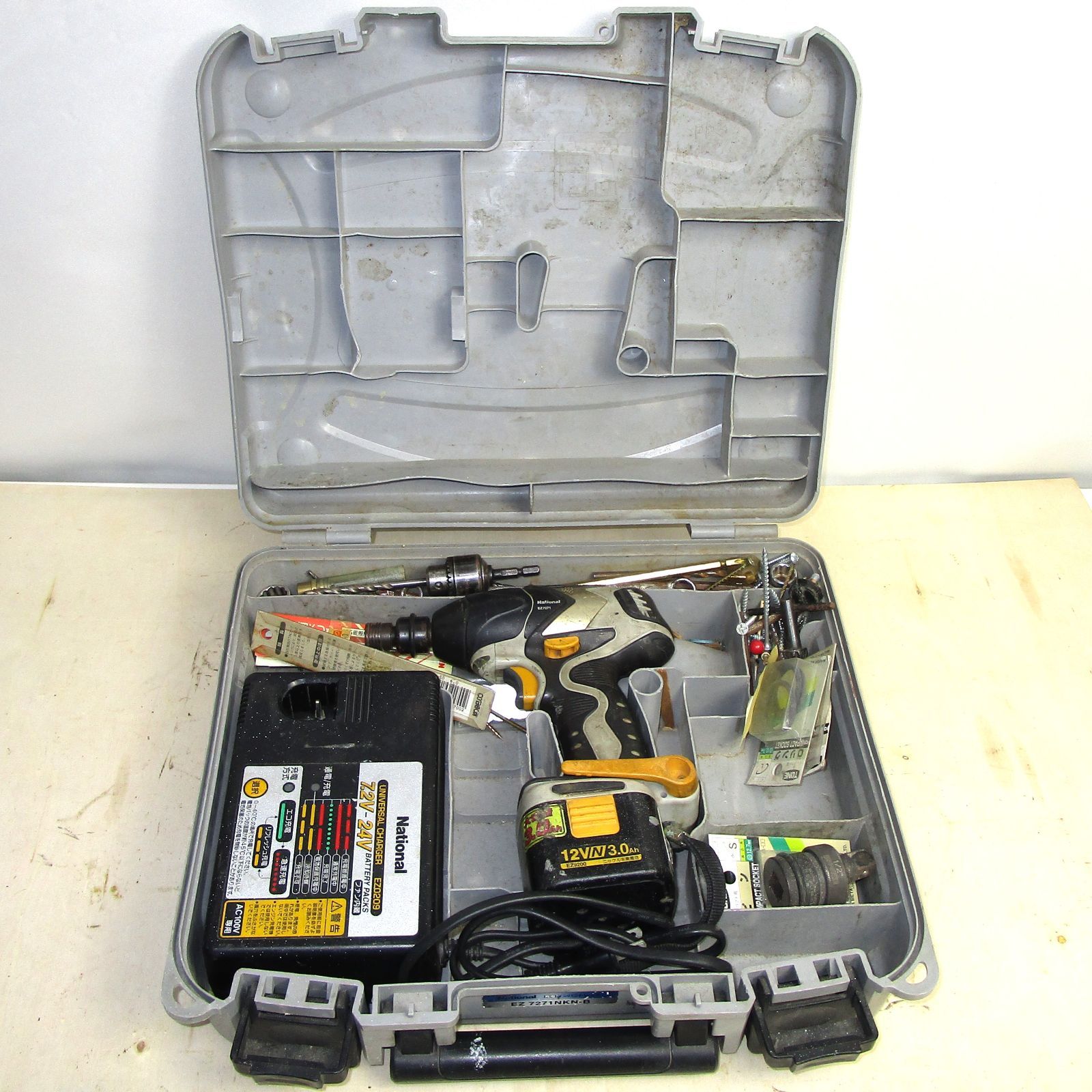 National EZ7271 DC12V 電動インパクトレンチ EZ7271NKN-B 電動