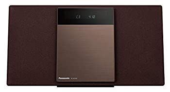 パナソニック ミニコンポ FM AM 2バンド Bluetooth対応 4GBメモリー内蔵 ブラウン SC-HC410-T