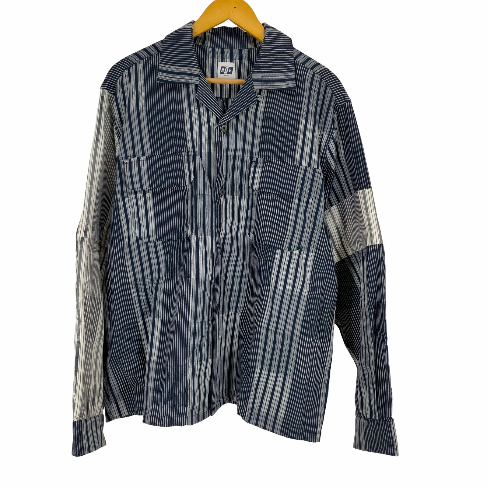 エーアイイー AiE 23SS ZPC SHIRT DOBBY STRIPE メンズ JPN：L - メルカリ