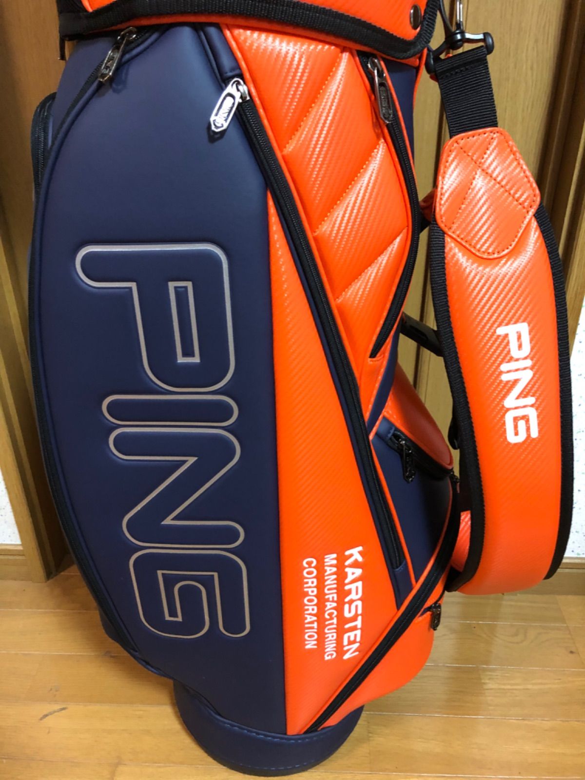 【送料込み】廃盤希少　限定色　PING ピン　キャディバッグ ピン キャディバッグ PING オレンジ 限定カラー - メルカリ