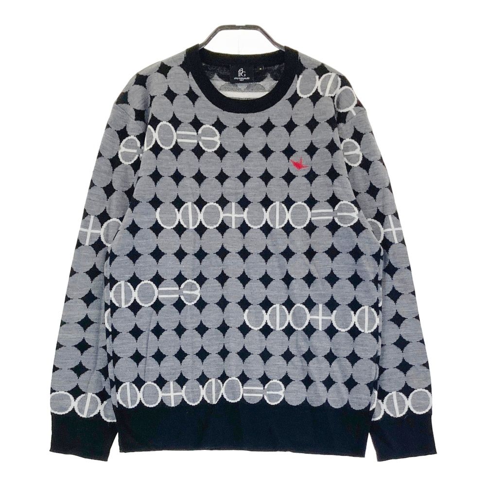 サイズ 3 1PIU1UGUALE3 GOLF GRK067 ニットセーター 総柄 ブラック系 240101539005 ゴルフウェア メンズ ストスト