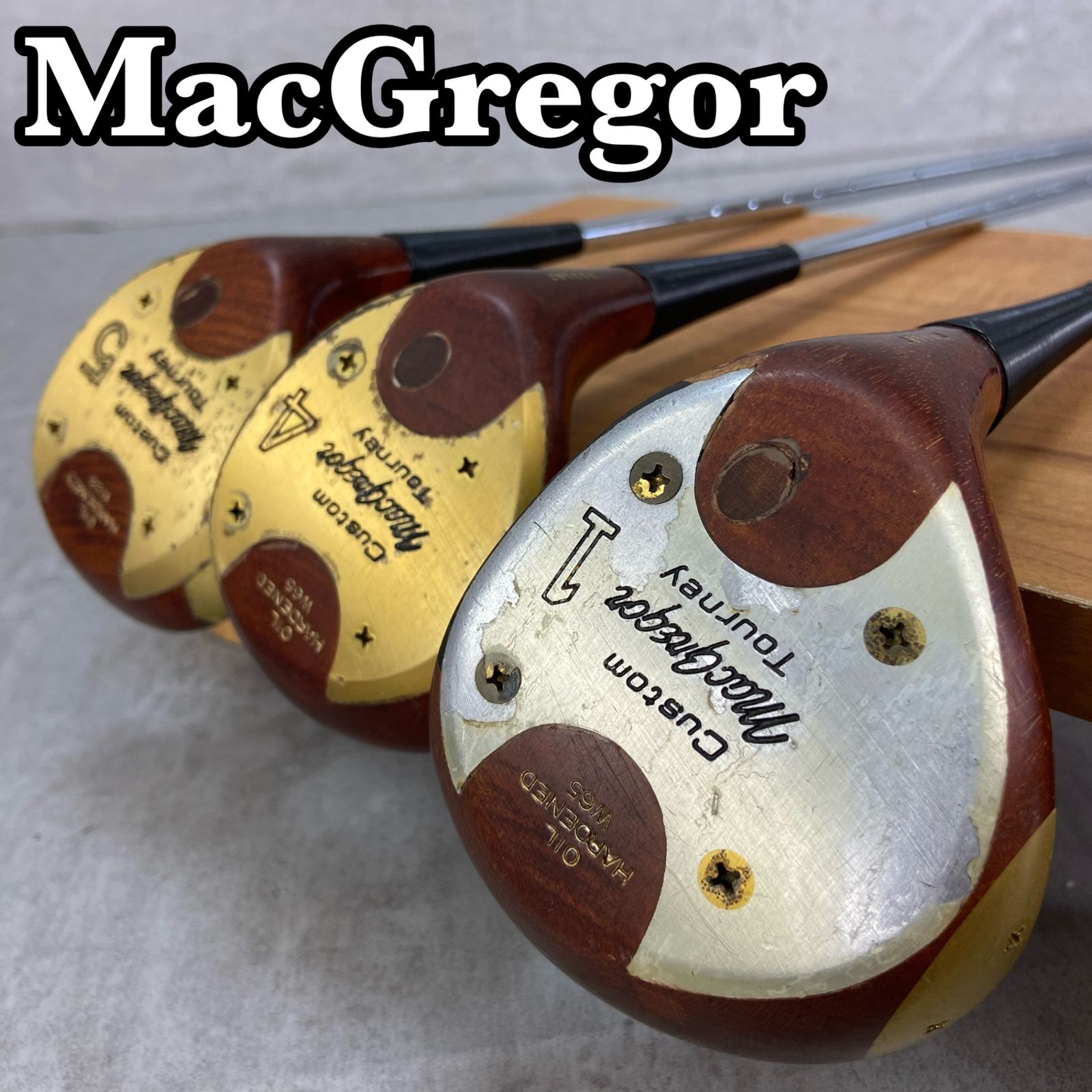 マグレガー ターニー カスタム パーシモン メンズゴルフ ウッド3