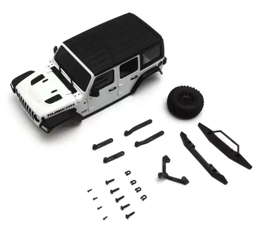 京商　MINI-Z 4×4 ミニッツ　ラングラー　ヒッチメンバー　新品ボディ付 京商MINI-Z 4×4 ジープラングラー カスタムパーツ付き ミニッツ4×4