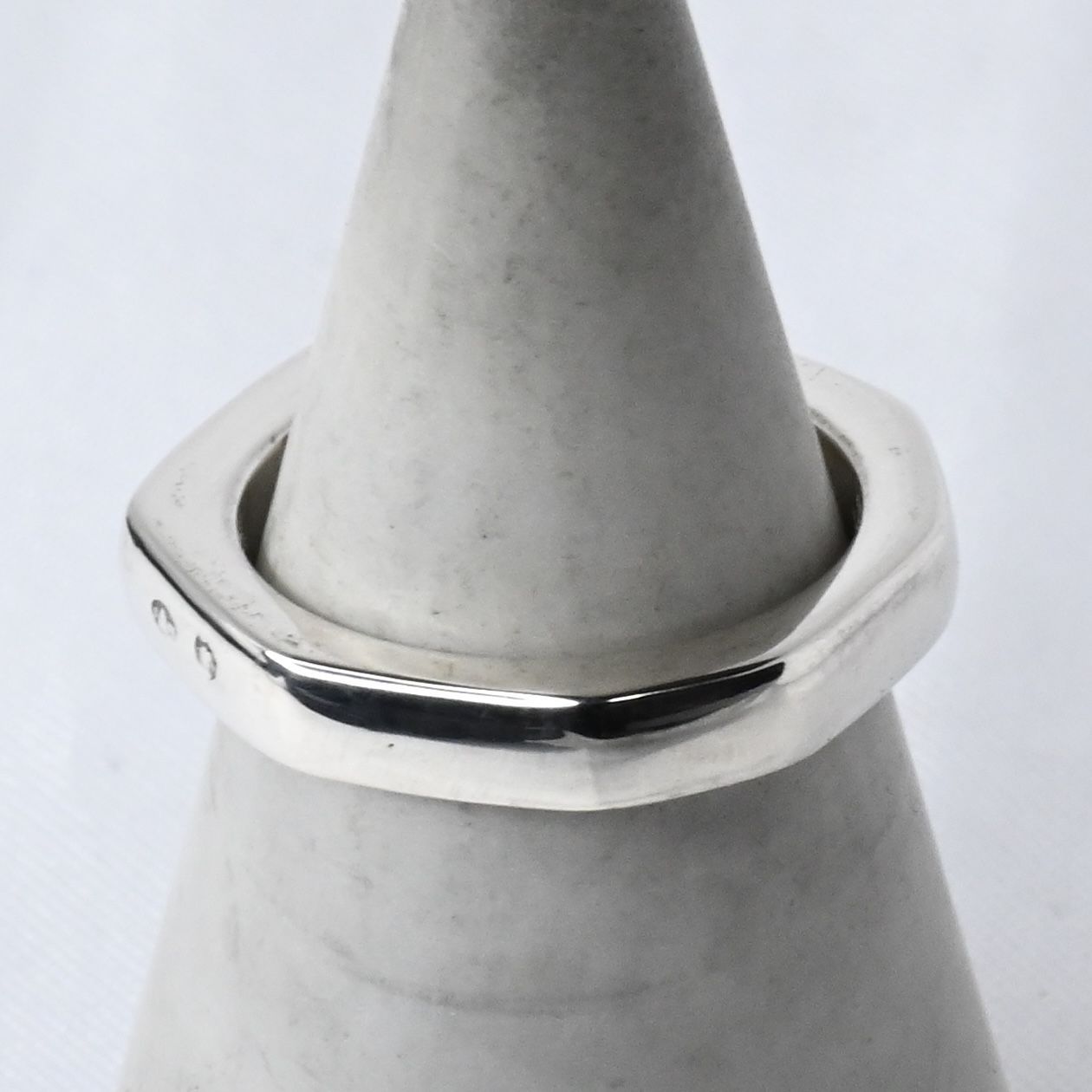 GUCCI グッチ オクタゴンリング シルバー 16号 指輪 ナット 研磨済】90's オールドグッチ GUCCI オクタゴン ナット リング 指輪 13