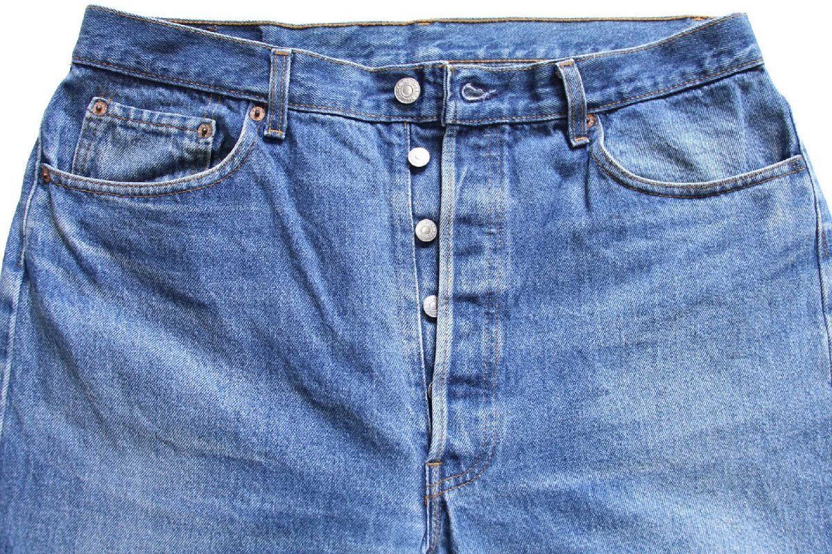 w38 Levis501ビッグサイズデニムパンツ　ジーパン　ジーンズ　リーバイス 濃紺 W38 ビッグサイズ Levi's 501 デニム パンツ リーバイス