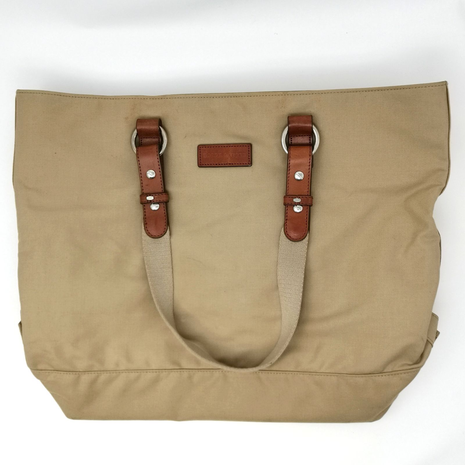 【新品タグ付き】ラルフローレン　キルティングマザーズバッグ　オムツ替えシート付き ラルフ ローレン Ralph Lauren キャンバス地マザーズバッグ