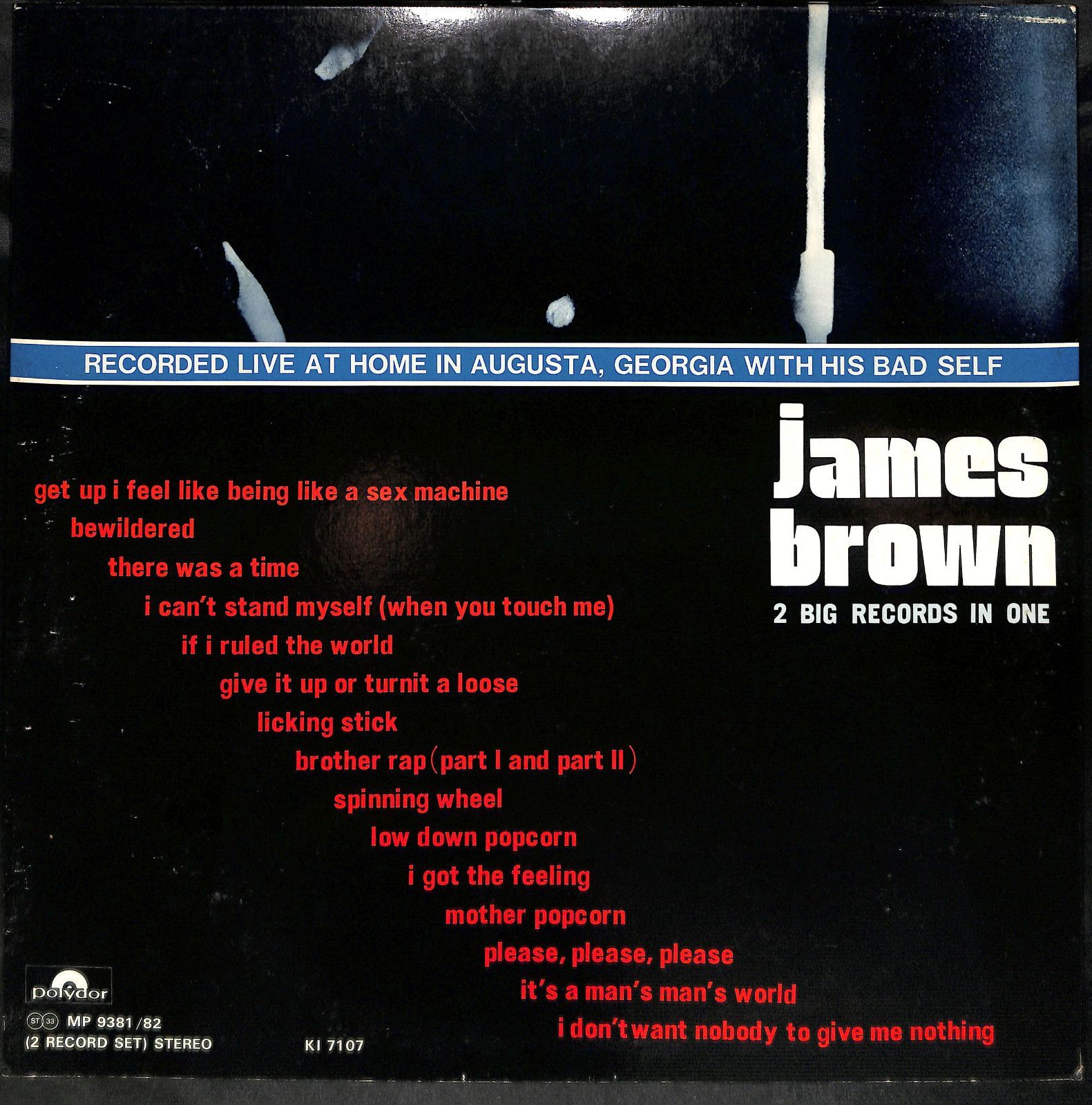 JAMES BROWN / SEX MACHINE 2LP 国内盤 帯付き James Brown – Sex Machine – 2 x Vinyl (Gatefold, LP, Album