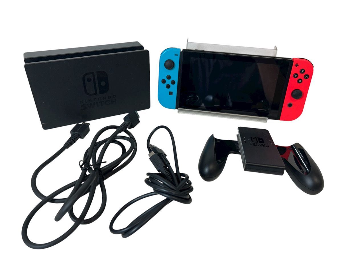 11533-092 任天堂|Nintendo|Nintendo Switch|本体|HAC-001|本体カラーネオンブルーネオンレッド |通電 済|ジャンク