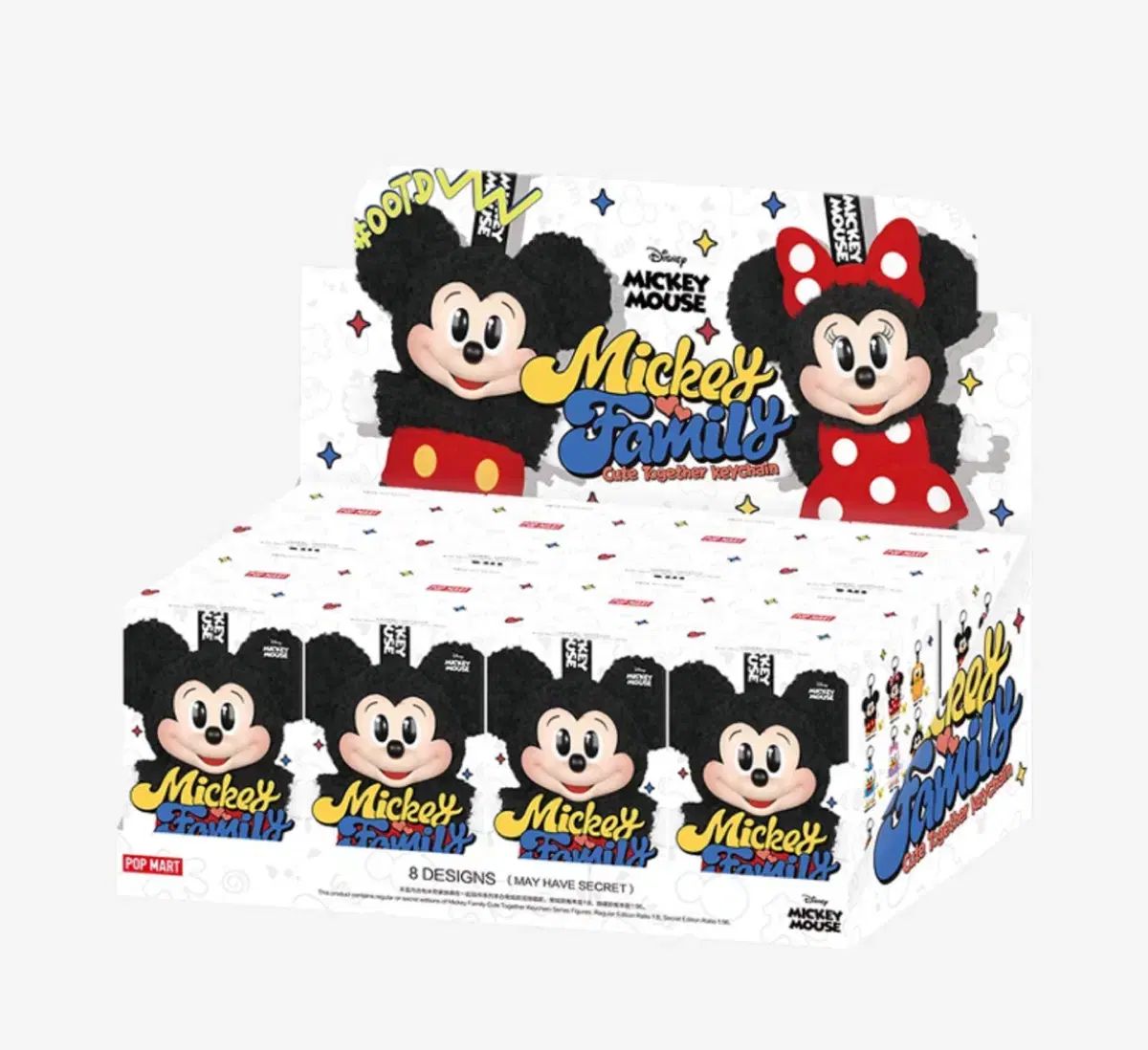 【未開封】ポップマート　ミッキーファミリー　2点セット 未開封 ポップマート Disney(ディズニー) ミッキーファミリー