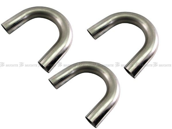 60Φ 180度 ステンレス 曲げパイプ 1.2mm厚 3PC