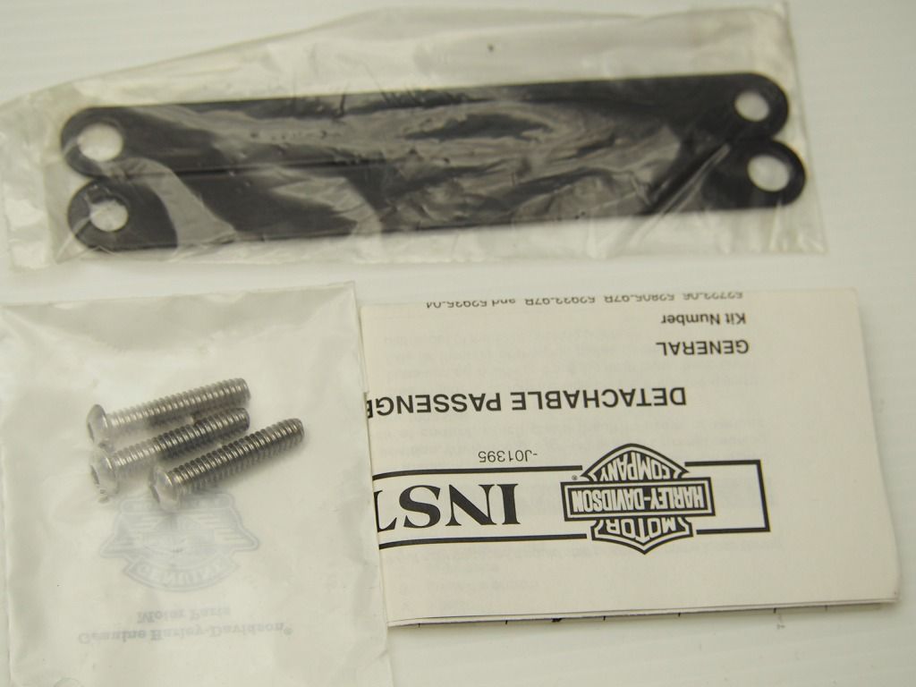 ハーレー ツーリング 97-08 デタッチャブル バックレスト 52933-97B