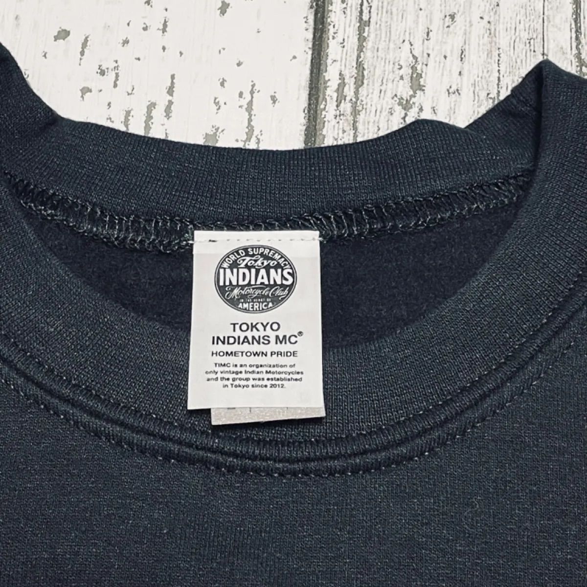 TOKYO INDIANS Timc Inc 東京インディアンズ スウェット L 東京インディアンズ 'CREWNECK SWEATSHIRT'クルーネック
