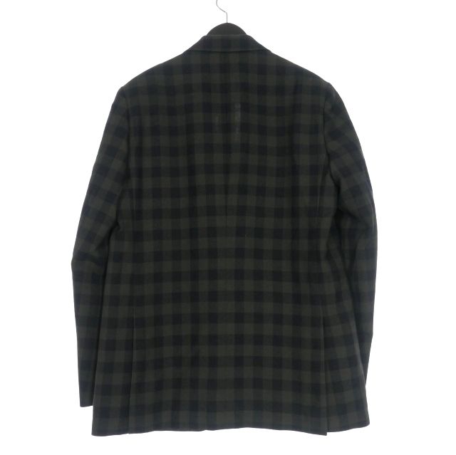 ダイリク DAIRIKU 22AW D School Check Tailored Jacket ワッペン付き