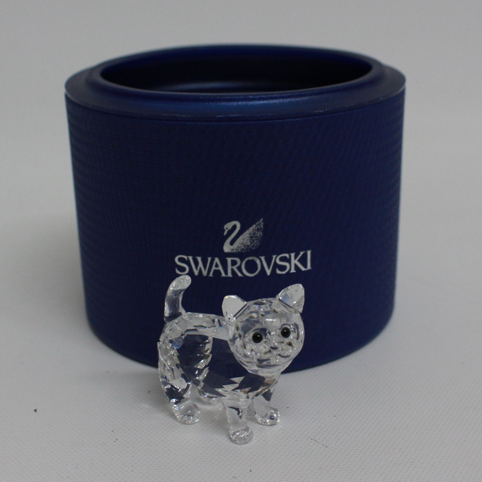 ☆22 SWAROVSKI スワロフスキー 猫 置物 KITTEN - メルカリ