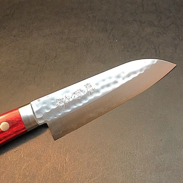 銀座 菊藤 小三徳包丁 130ミリ 槌目V金1号 - メルカリ 