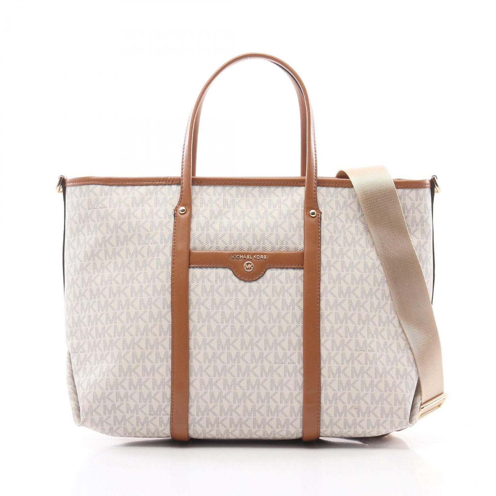 Michael Kors マイケルコース むれる MKシグネチャー トートバッグ 