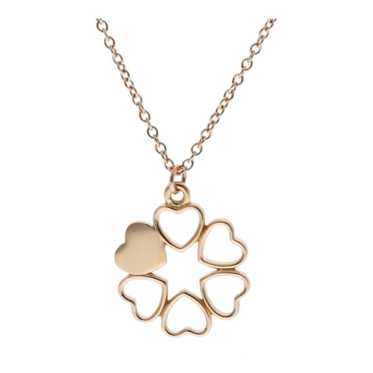 ティファニー クラウンオブハート ネックレス K18YG