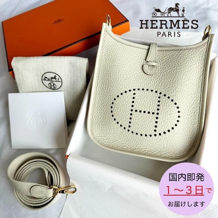 希少】 HERMES エルメス エヴリンTPM 16 ベトン ゴールド金具 - メルカリ