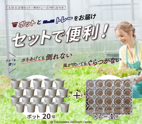 フラワー/ガーデン 屋根付苗床トレイサイズ棚(白)