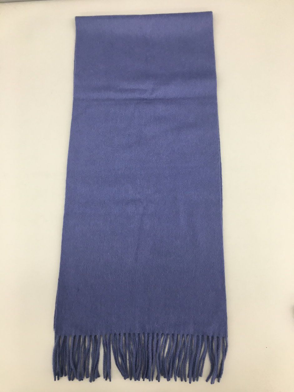 アクアスキュータム Aquascutum マフラー ブルー系 カシミヤ100
