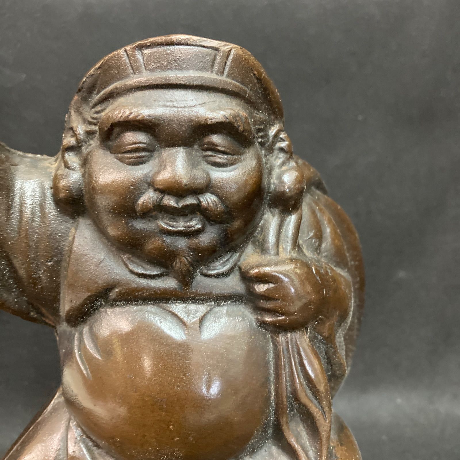 布袋・大黒・恵比寿・中国・置物・縁起物・仏教美術・骨董・真鍮 布袋・大黒・恵比寿・中国・置物・縁起物・仏教美術・骨董・真鍮