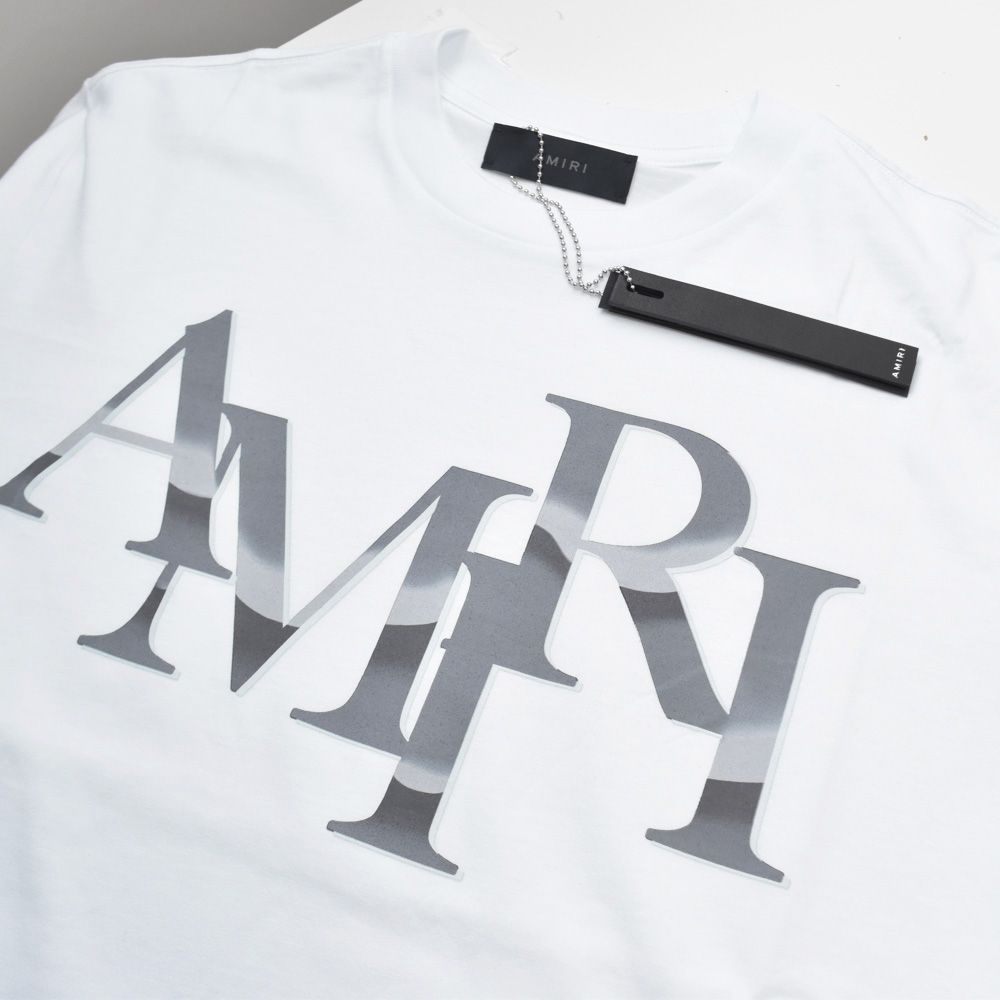 AMIRI アミリ Tシャツ ロゴ メンズ 黒 ブラック 白 PS24MJL020 AMIRI アミリ Tシャツ ロゴ メンズ 黒 ブラック 白 PS24MJL020