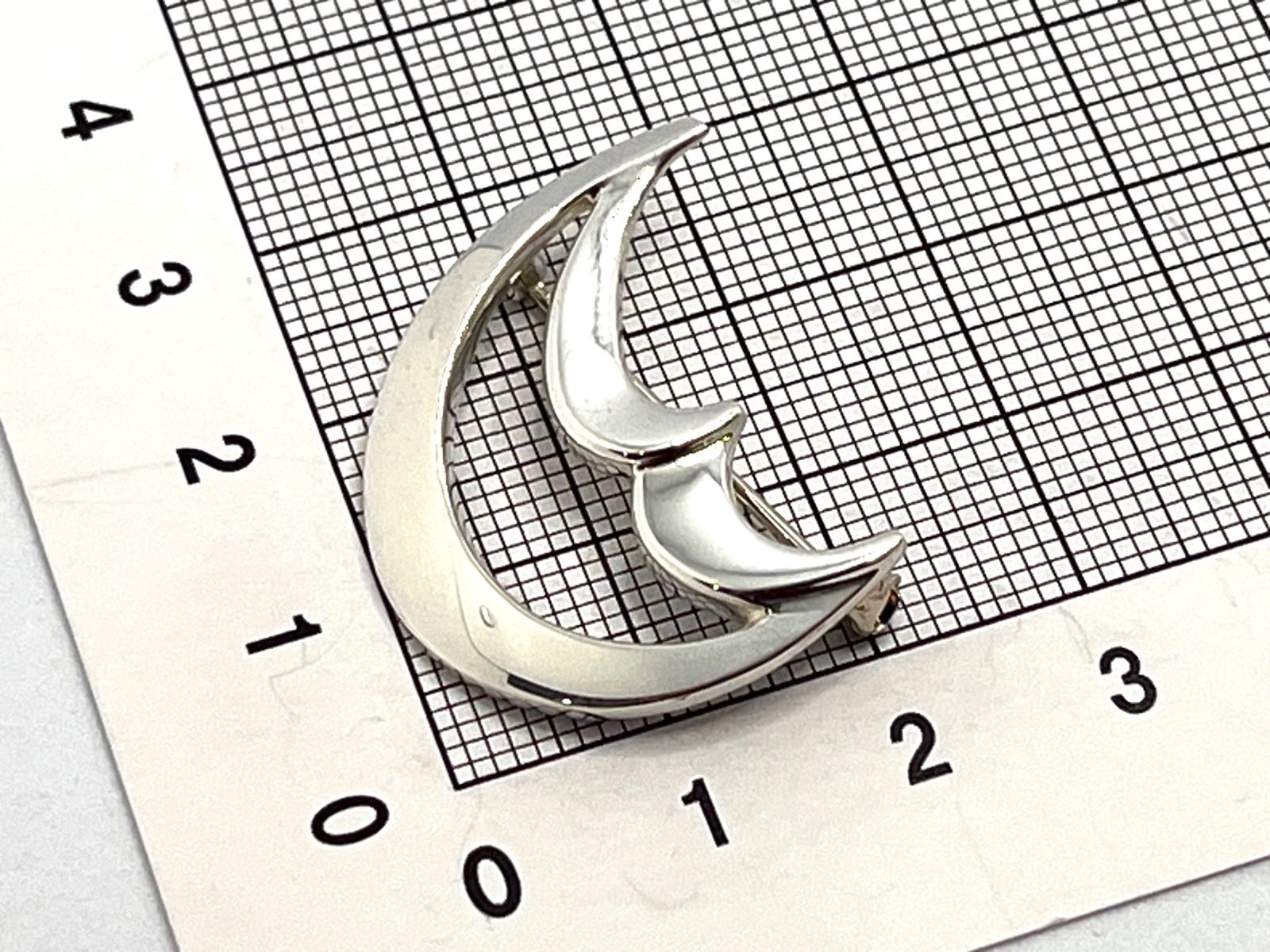 美品◎ ティファニー クレセントムーン 三日月 ブローチ シルバー925 a082 美品 Tiffany&Co. ティファニー クレセント ムーン ブローチ