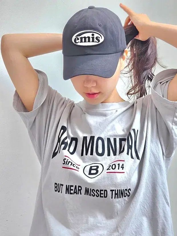 EMIS トーンオントーン ワッペンキャップ ブルー EMIS】☆人気商品☆トンオントーン ワッペンボールキャップ