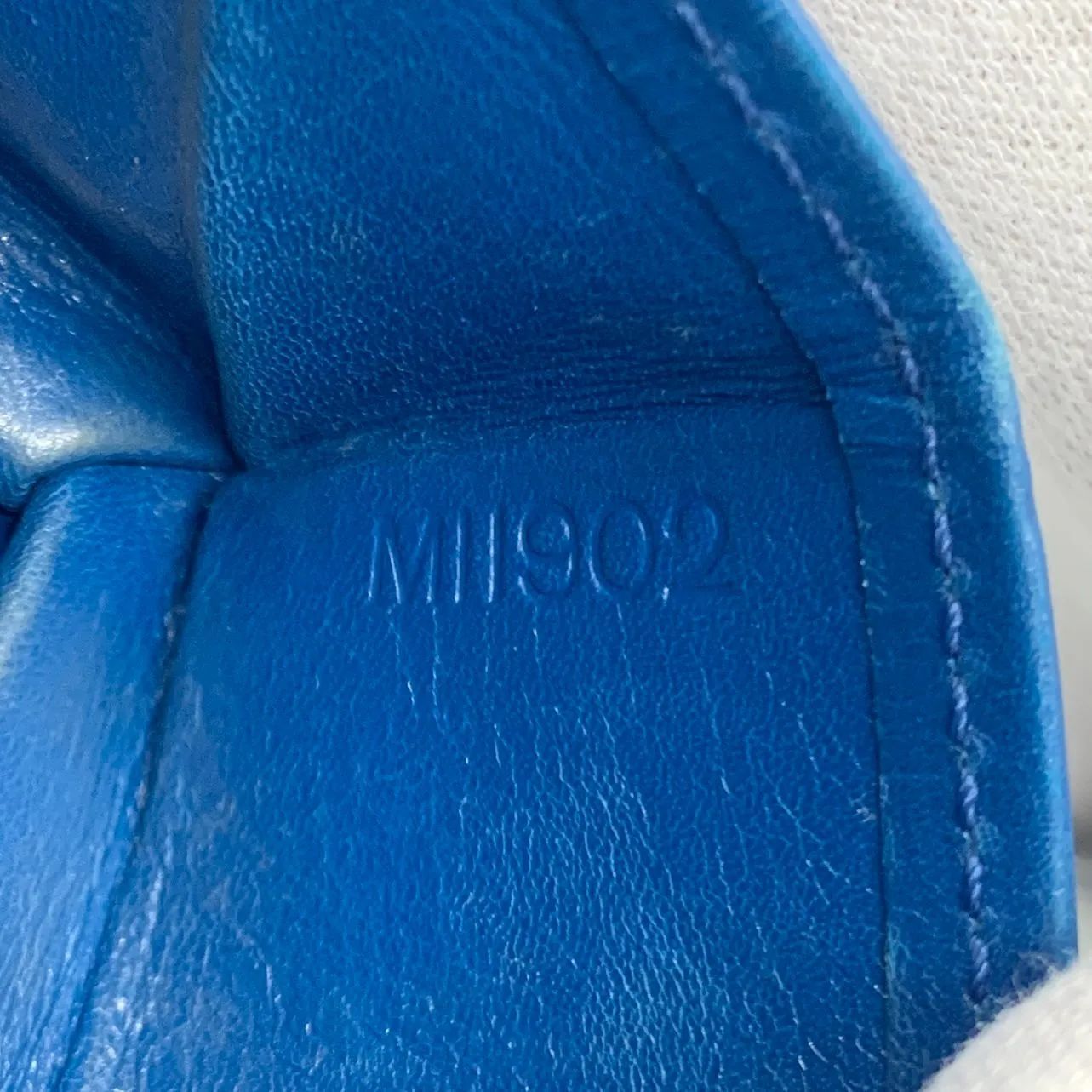 ジョージ ルイヴィトン エピ ポルトモネ ボワット M63695 ブルー LOUIS VUITTON ルイヴィトン コインケース 小銭 入れ ポルトモネ