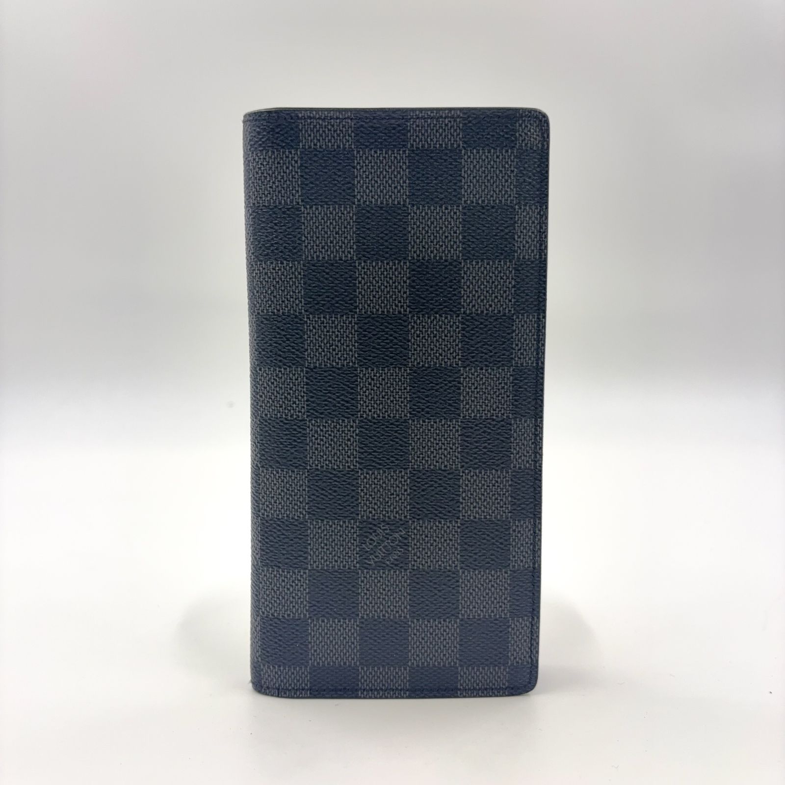 LOUIS VUITTON ポルトフォイユ ブラザ ダミエグラフィット ダミエグラフィット レザー×PVC ブラック 二つ折り長財布 シルバー N62665