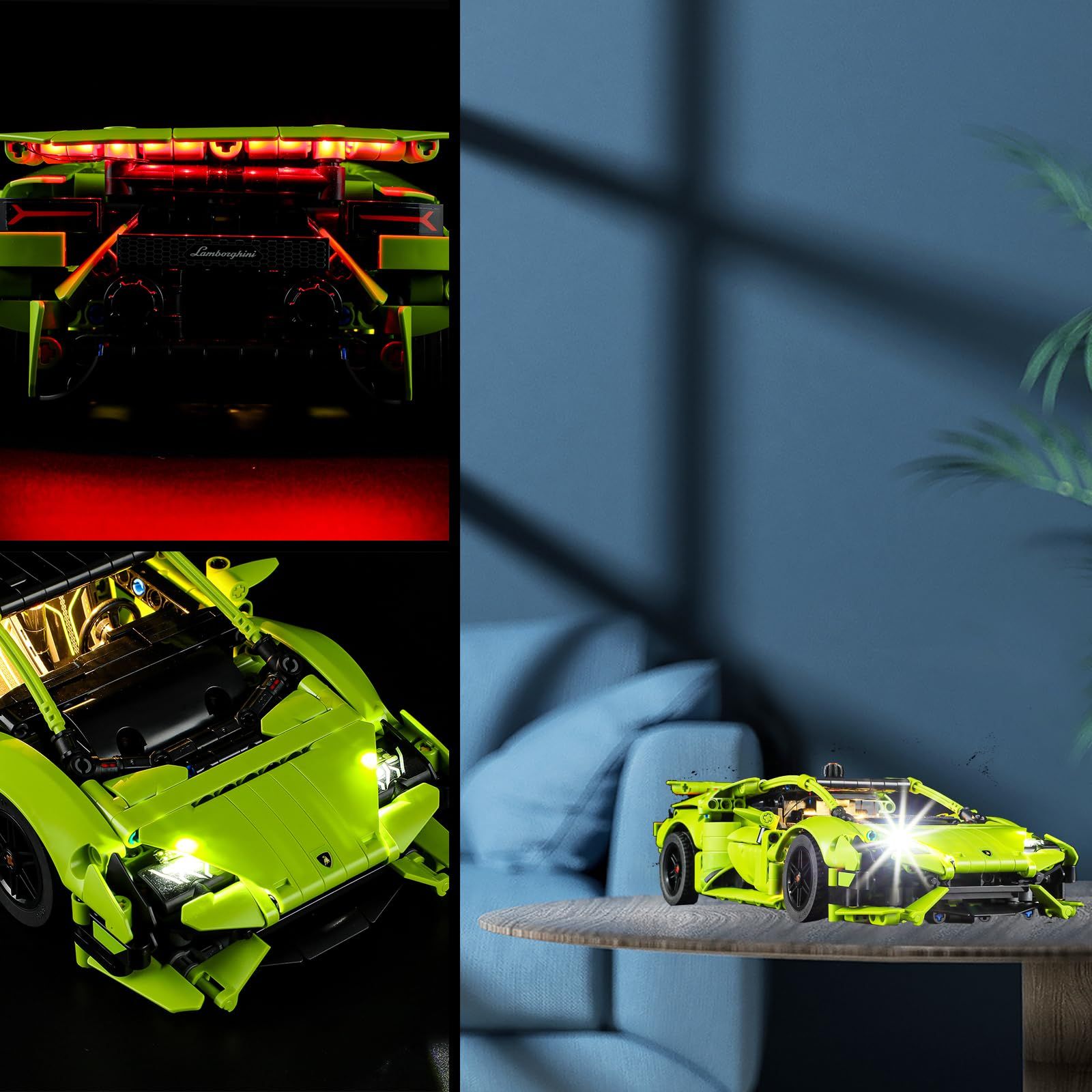 Vaodest LED ライト レゴランボルギーニ ウラカン テクニカ 42161