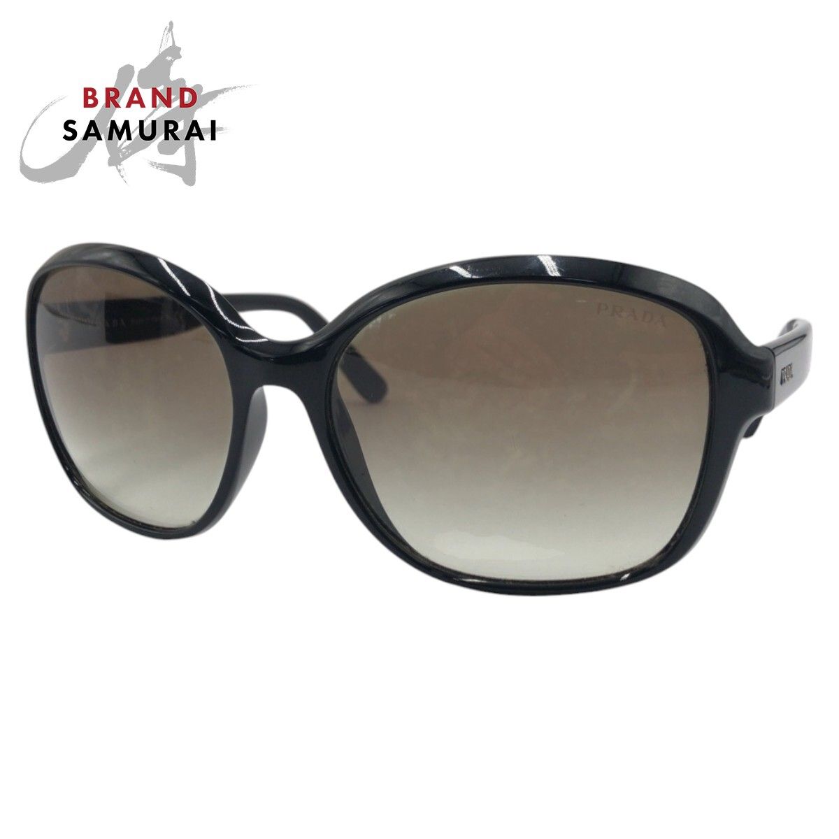 美品 PRADA プラダ ブラック 黒 プラスチック SPR18Q 62◻︎17 1AB OA7 