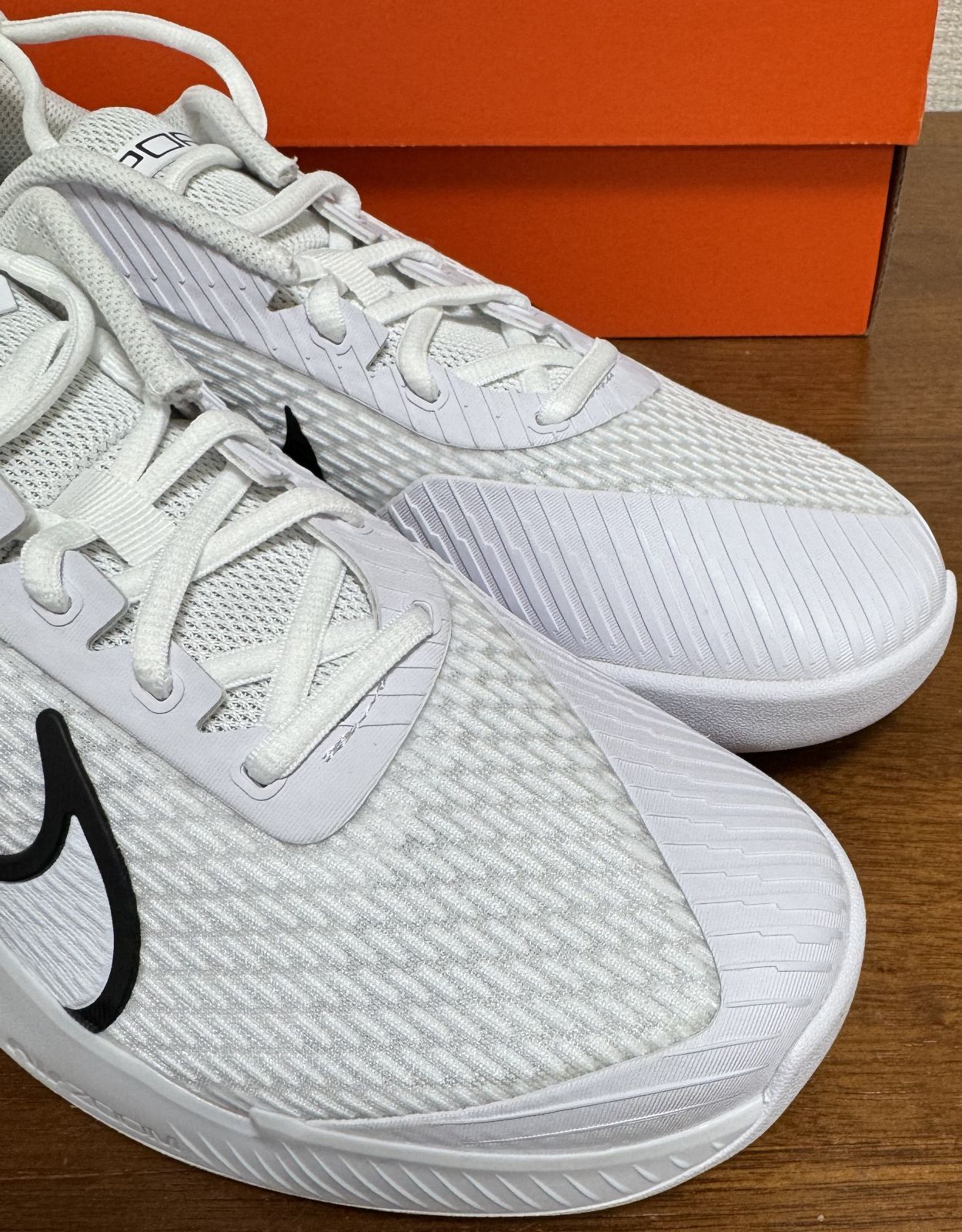 NIKE 27.0cm カーペットコート用 Air Zoom Vipor Pro 2 白 テニス