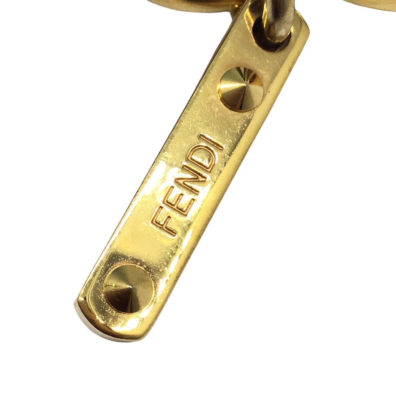 FENDI フェンディ ポンポンチャーム ピンク グリーン ブルー