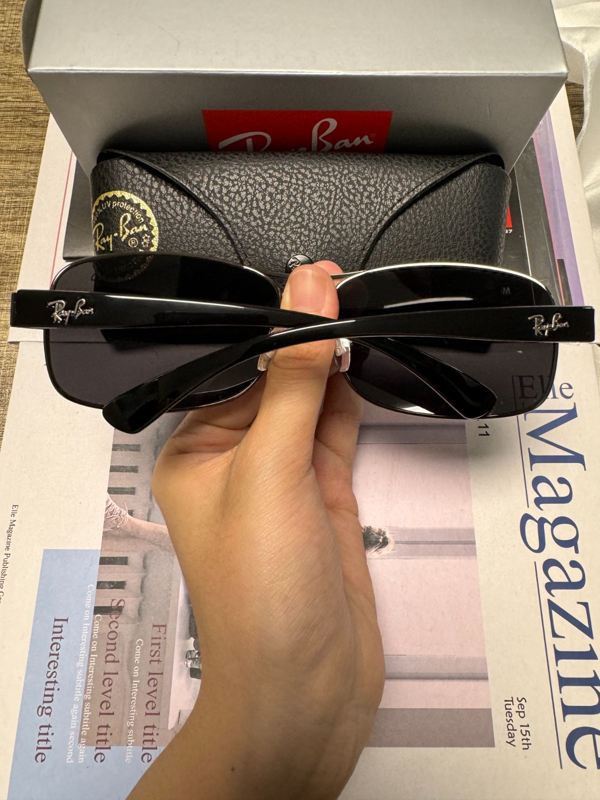 X JAPAN YOSHIKI 愛用 レイバン RB3379 014 51 X JAPAN YOSHIKI 愛用