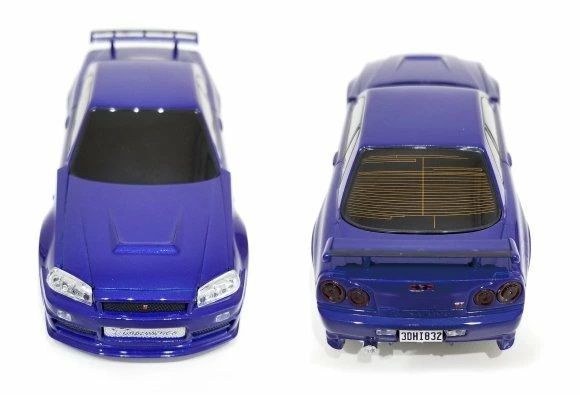 【外箱ダメージ有】車型モバイルバッテリー 日産スカイラインGT-R (BNR34) ワイルド・スピードMAX (ブルー) ブライアン仕様 4500mAh 657427 GT-R 車型モバイルバッテリー スカイライン ワイルド・スピードX2 シルバー 外箱ダメージ有車型モバイルバッテリー