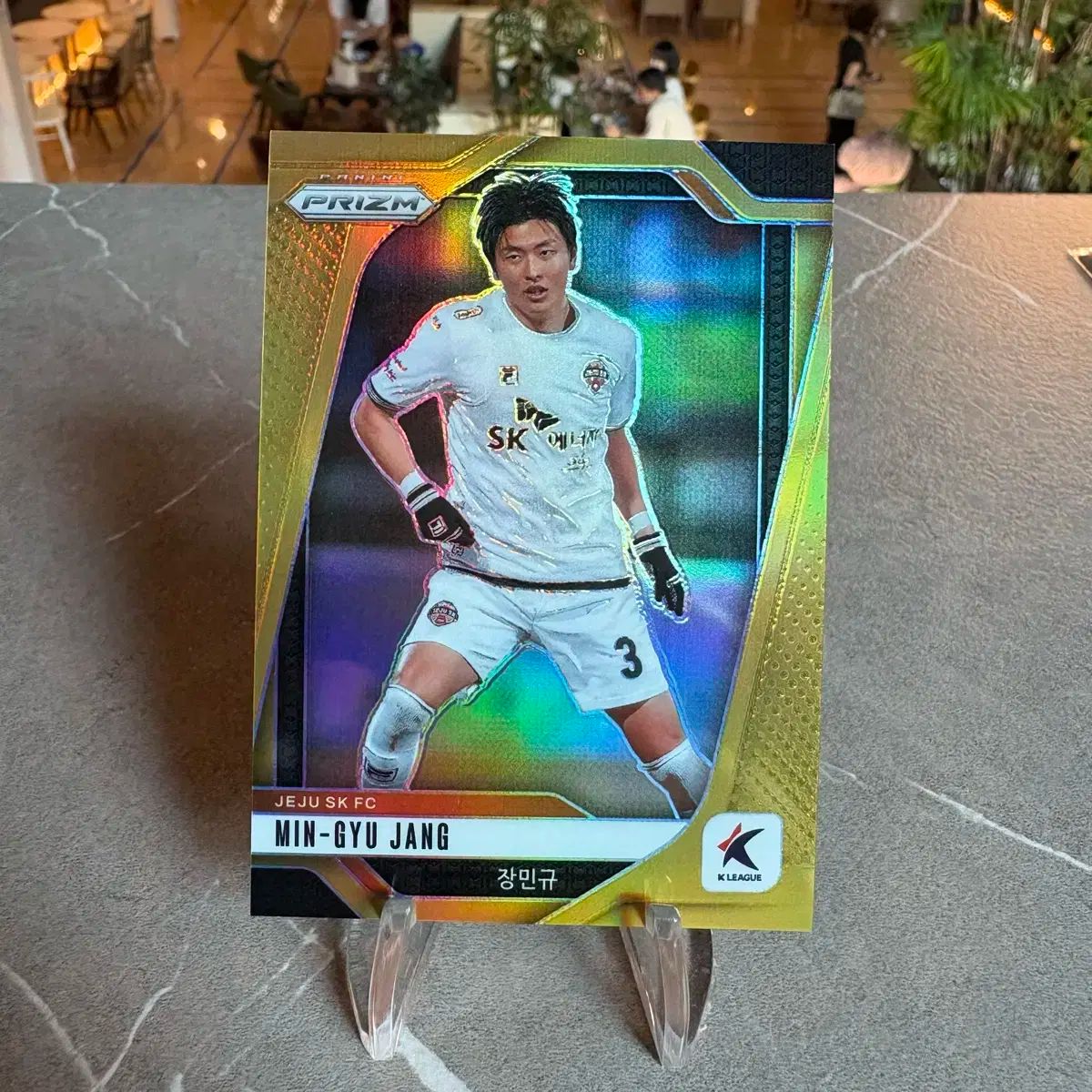 2025 K リーグ プリズム チェジュ SK チャン・ミンギュ 10 限定 ゴールド カード