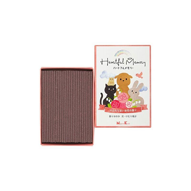 ハートフルメモリー つつましく ペット用線香 お花の香り 60g 新品 ハートフルメモリー つつましく ペット用線香 お花の香り 60g 新品