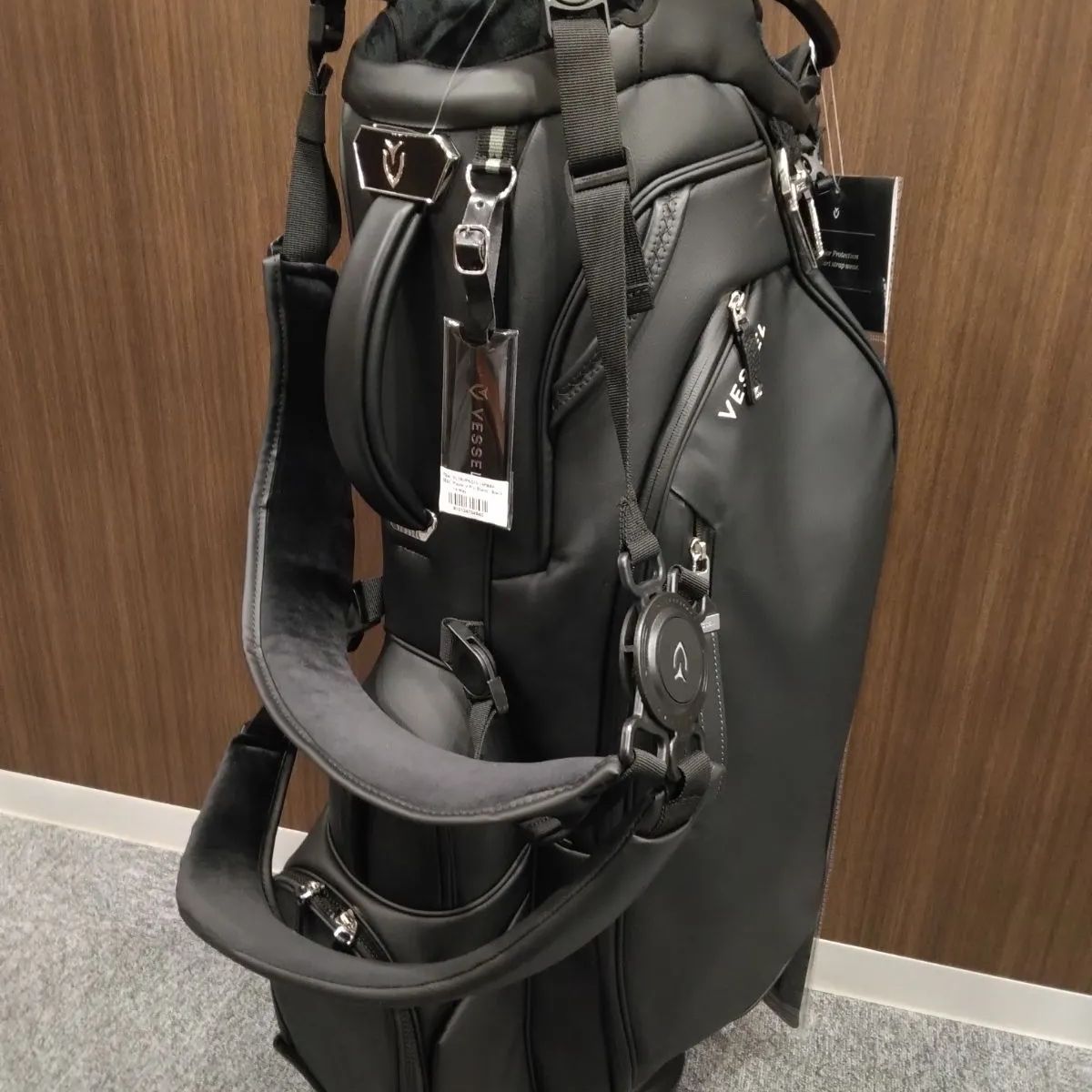 新品未使用】ベゼル ゴルフ Vessel Player V Pro Stand Pebbled Black